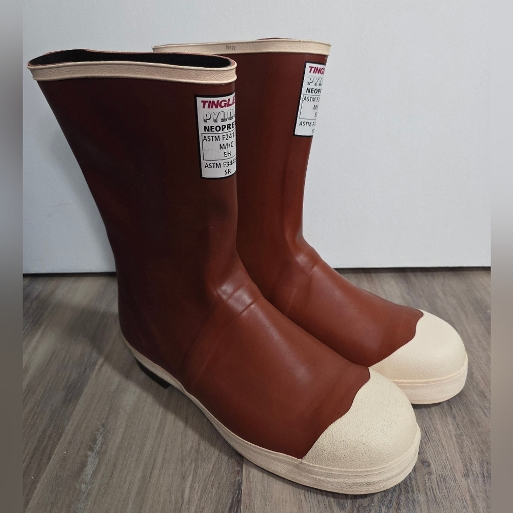 TINGLEY Pylon MB924B Neoprene Steel Toe Mid-Calf Boot Men's Size 12 - New - Picture 3 of 11